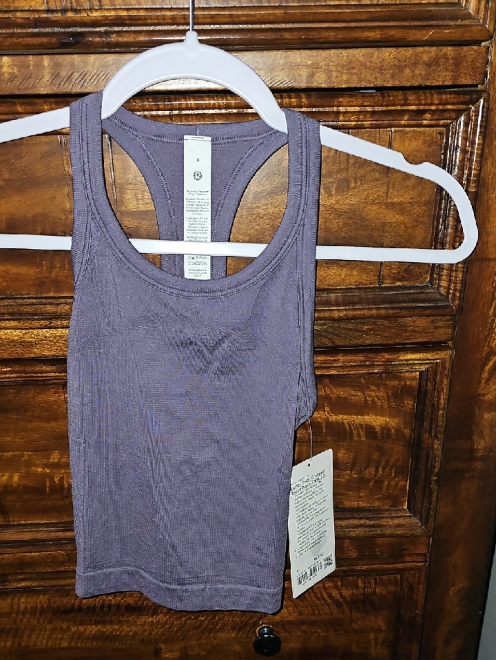 Lululemon Swiftly Tech Cropped Round Neck Tank 2.0! Sz 4, GMST! Gorgeous. Nwts